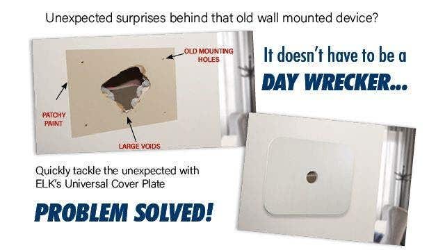Unexpected surprises behind an old wall mounted device doesn’t have to be a day wreaker