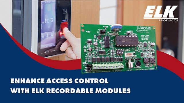 Enhancing Access Control with the ELK-120 Recordable Voice Module