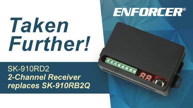 SECO-LARM Upgrades ENFORCER 2-Channel RF Receiver for Greater Flexibility