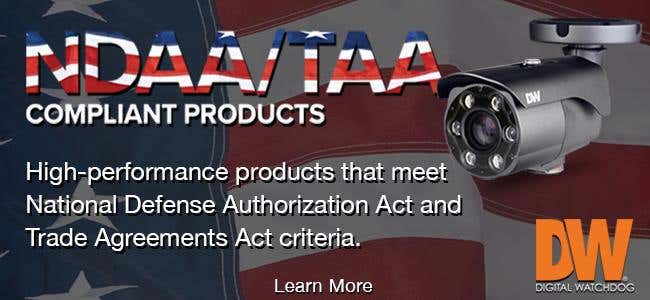 Digital Watchdog NDAA and TAA Compliance