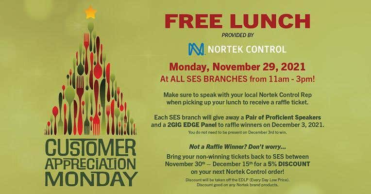 Free Lunch Provided by Nortek Control