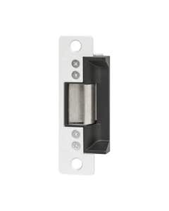 7100 Series Electric Strike - Flat Faceplate - 12VDC - Standard / Fail-Secure - Clear Anodized